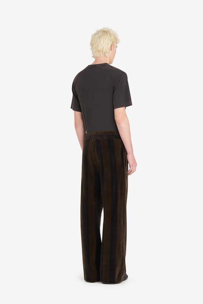 TRACKSUIT PANT VELVET XXS / KHAKI