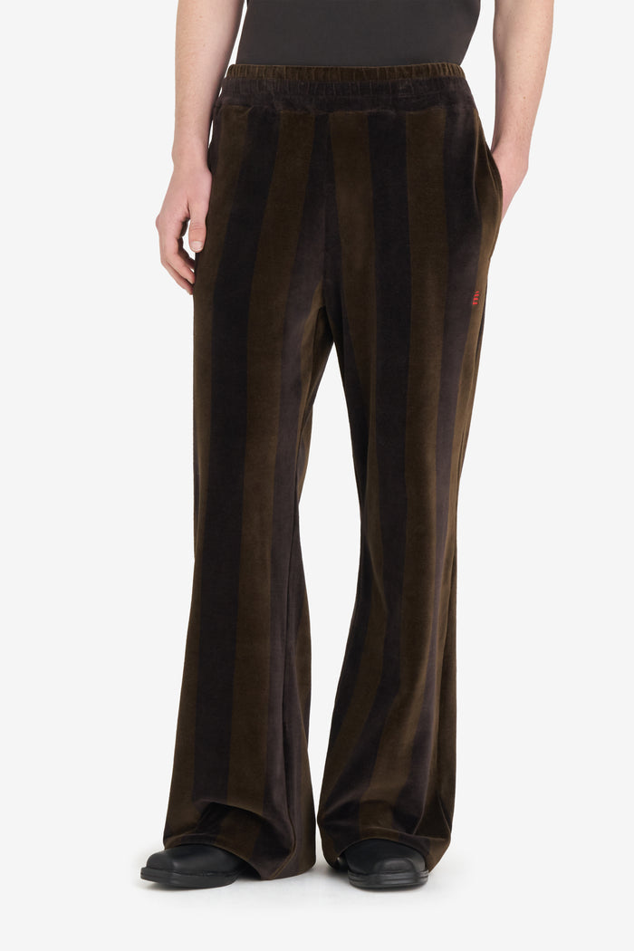 TRACKSUIT PANT VELVET XXS / KHAKI