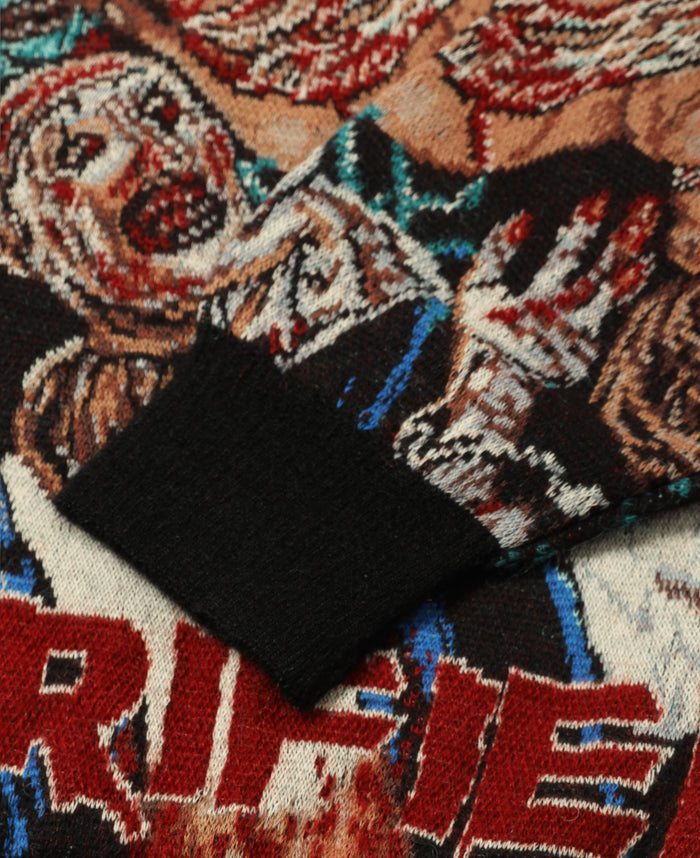 Wacko Maria X Terrifier Mohair Sweater (Black)