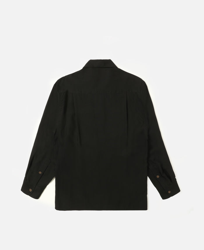 Wacko Maria X Tim Lehi Hawaiian Long-Sleeve Shirt (Black)