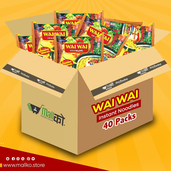 40 packs wai wai instant noodles