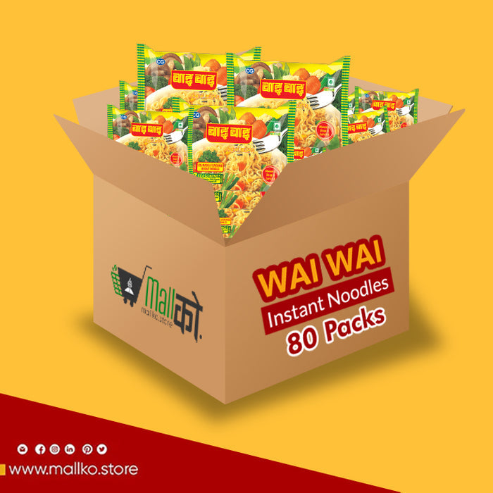 Veg Wai Wai instant noodles - 80 packs
