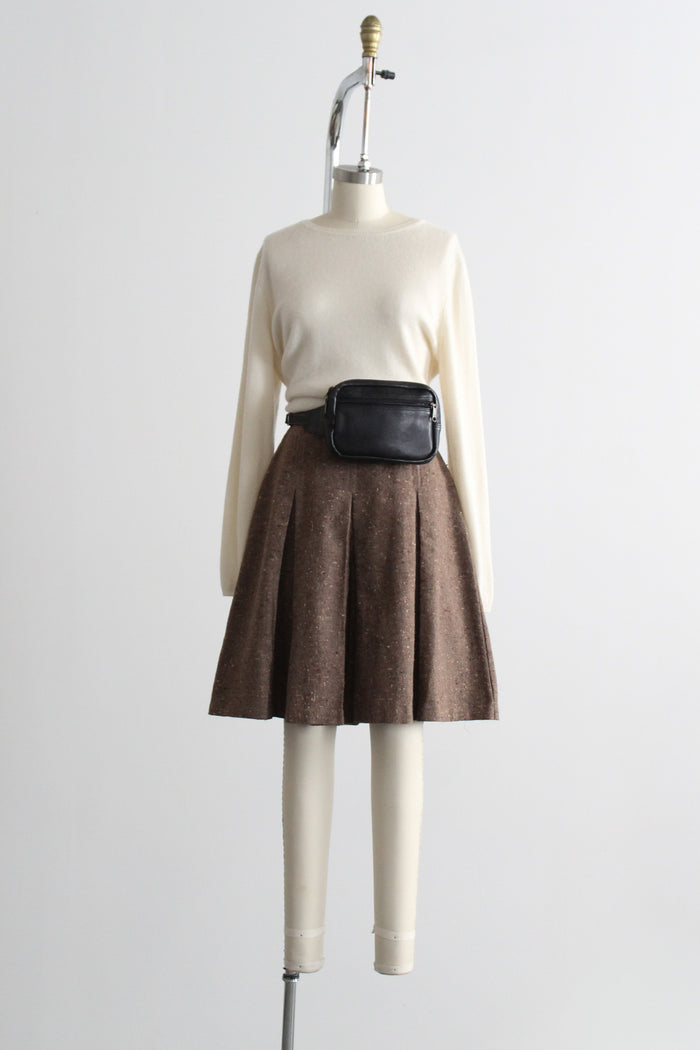 walnutshell wool shorts