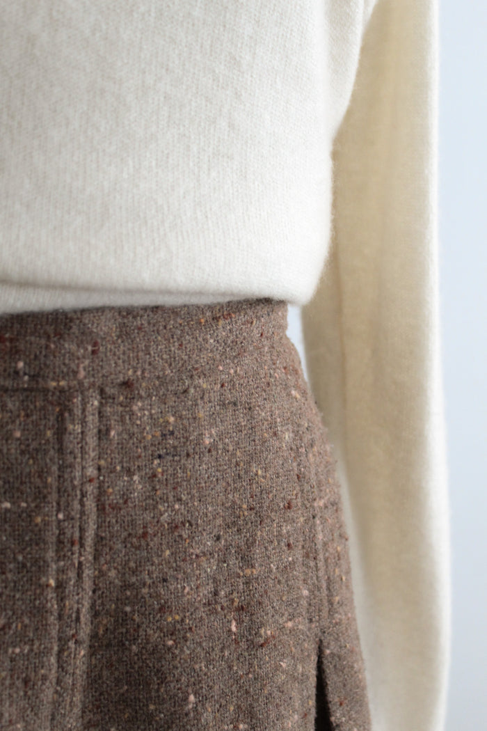 walnutshell wool shorts
