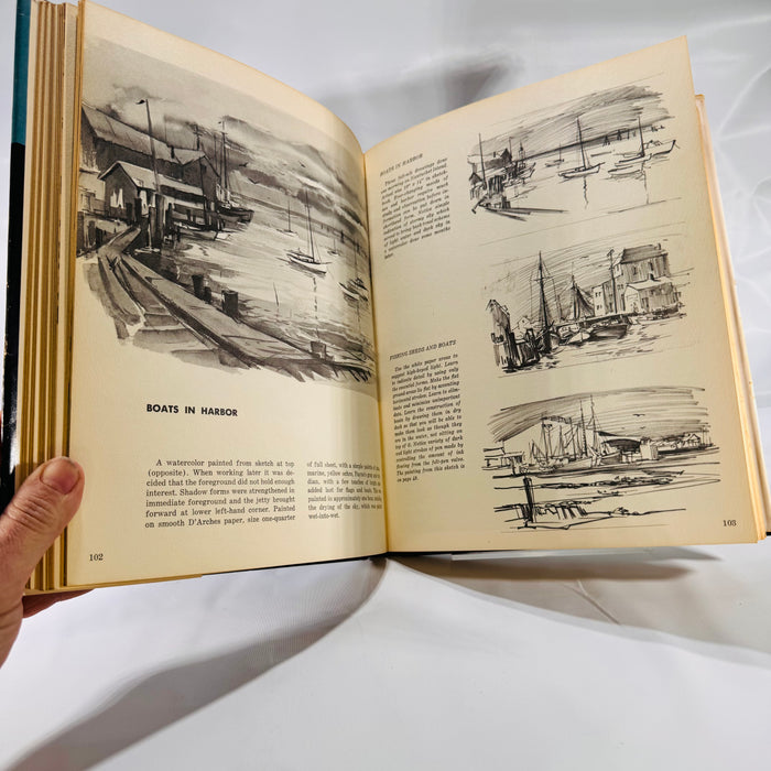 Watercolor … A Challenge (1957) | Leonard Brooks | Reinhold Art Instruction Book