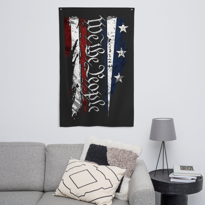 We The People Switchback Wall Flag