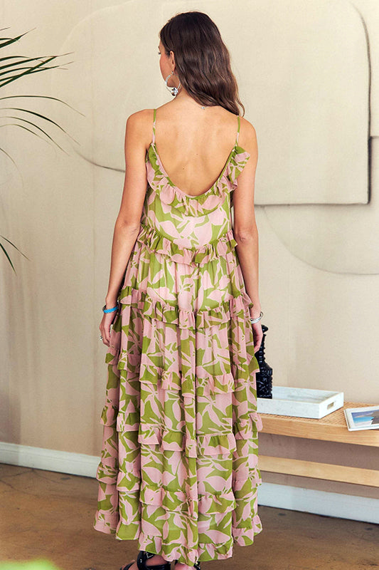Whimsical Romance Flowy Ruffled Maxi Dress-Cute-Trendy-Shop-Womens-Boutique-Clothing-Store