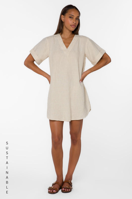 Wilda Wheat Dress - Dresses - Velvet Heart Clothing