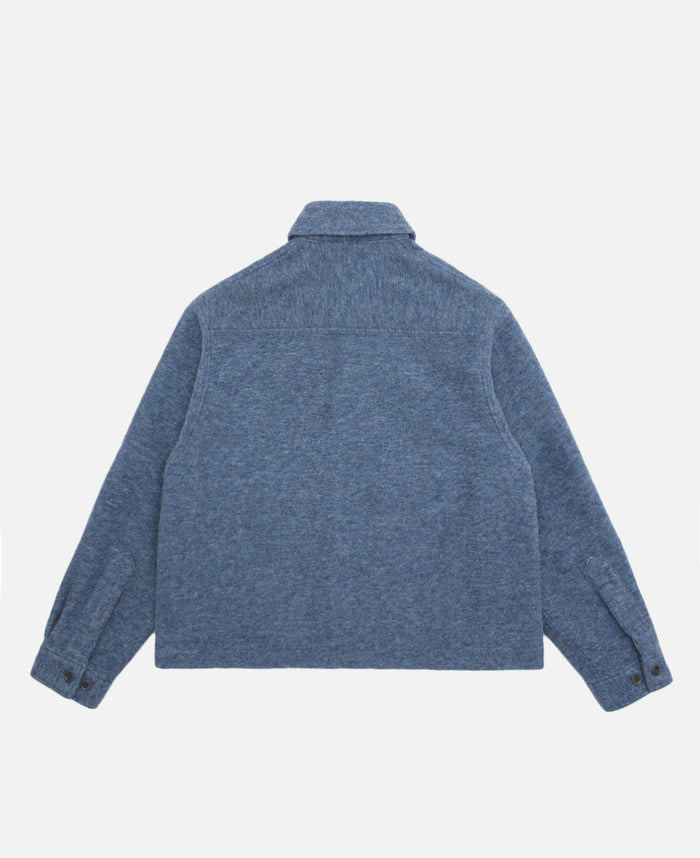 Windstopper Sliver Knit Jacket (Blue)
