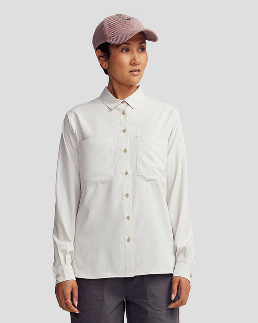 Women’s Flight Stretch Long Sleeve Shirt  -  Shroom
