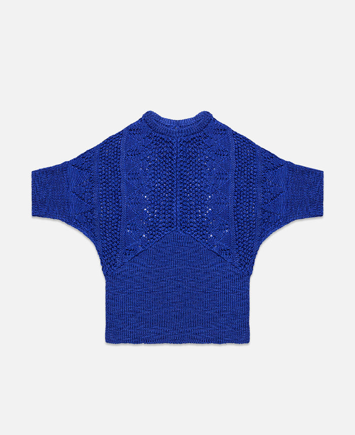 Women's Knitted Top (Blue)