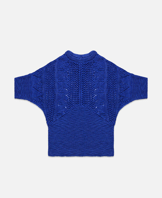 Women's Knitted Top (Blue)