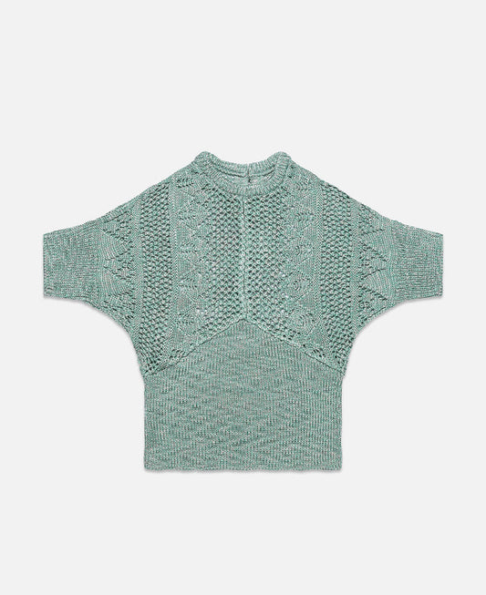Women's Knitted Top (Green)