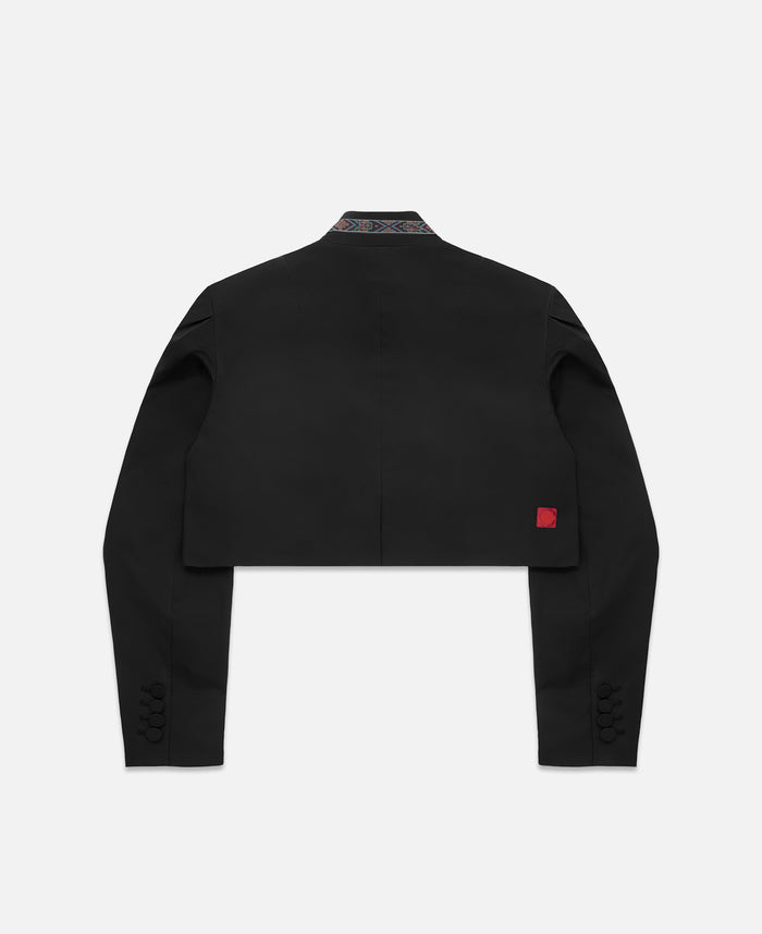 Women's Stand Collar Jacket (Black)