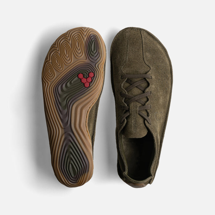 Women's Suede Sensus Shoes - Olive