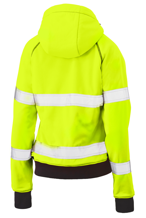 Women's Taped Hi Vis Fleece Hoodie BK6819T