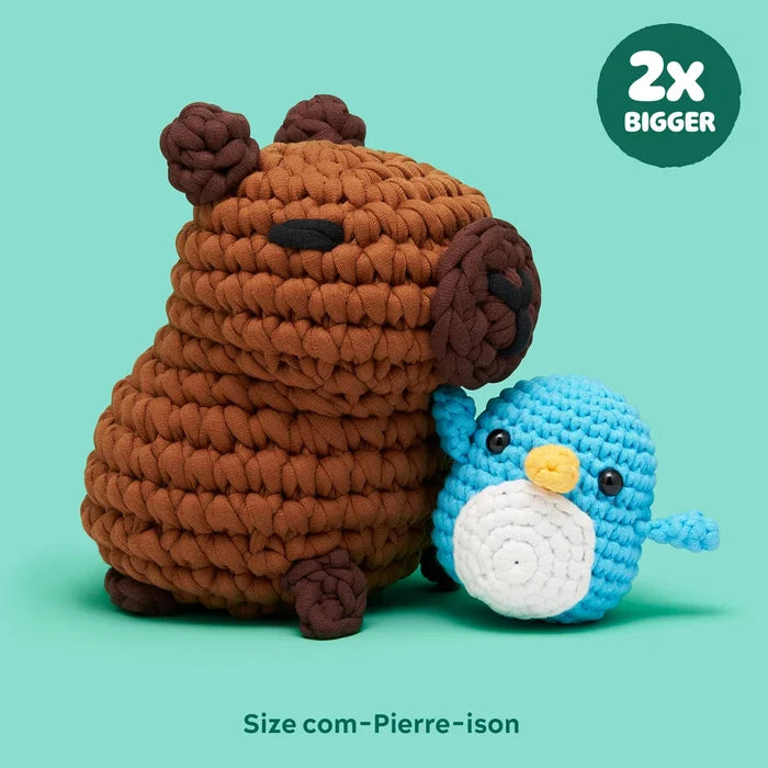 Woobles Extra Squeezy Hugh the Capybara