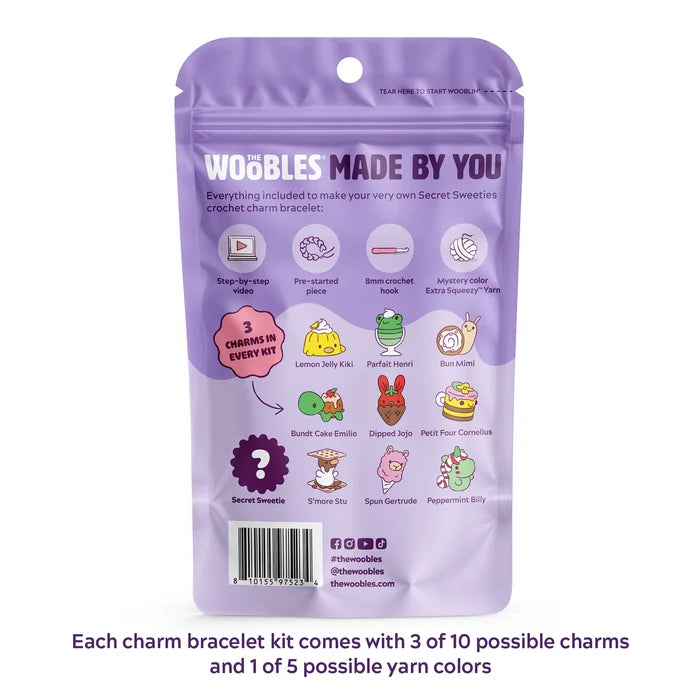 Woobles Secret Sweeties Charm Bracelet Kit
