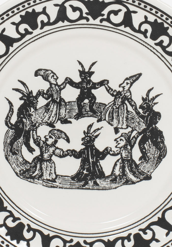 Woodcut Medieval Trinket Dish