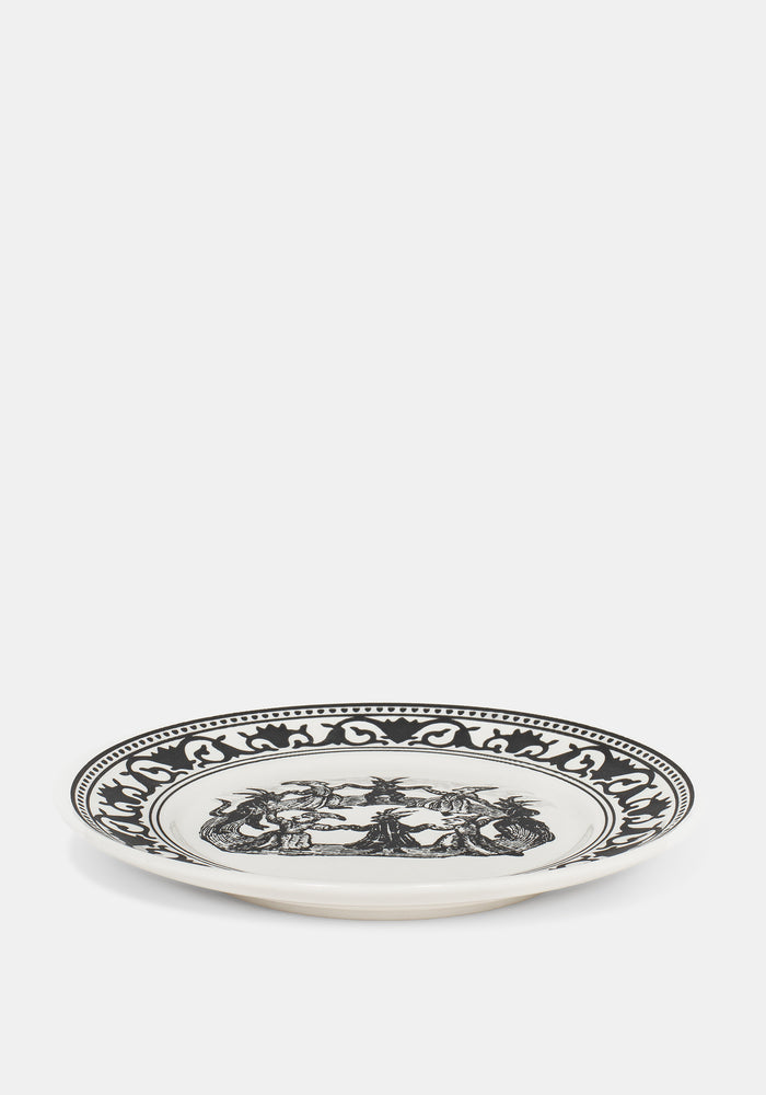 Woodcut Medieval Trinket Dish
