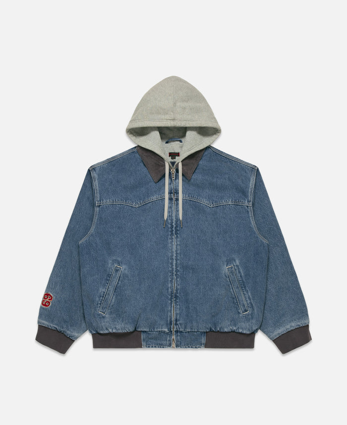 Worker Hooded Jacket (Blue)