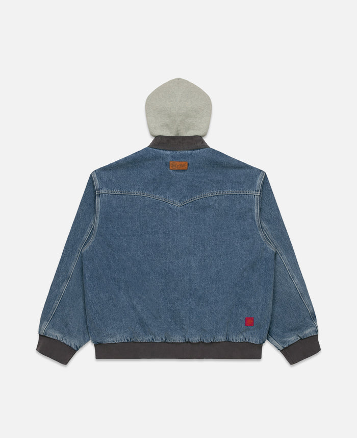 Worker Hooded Jacket (Blue)