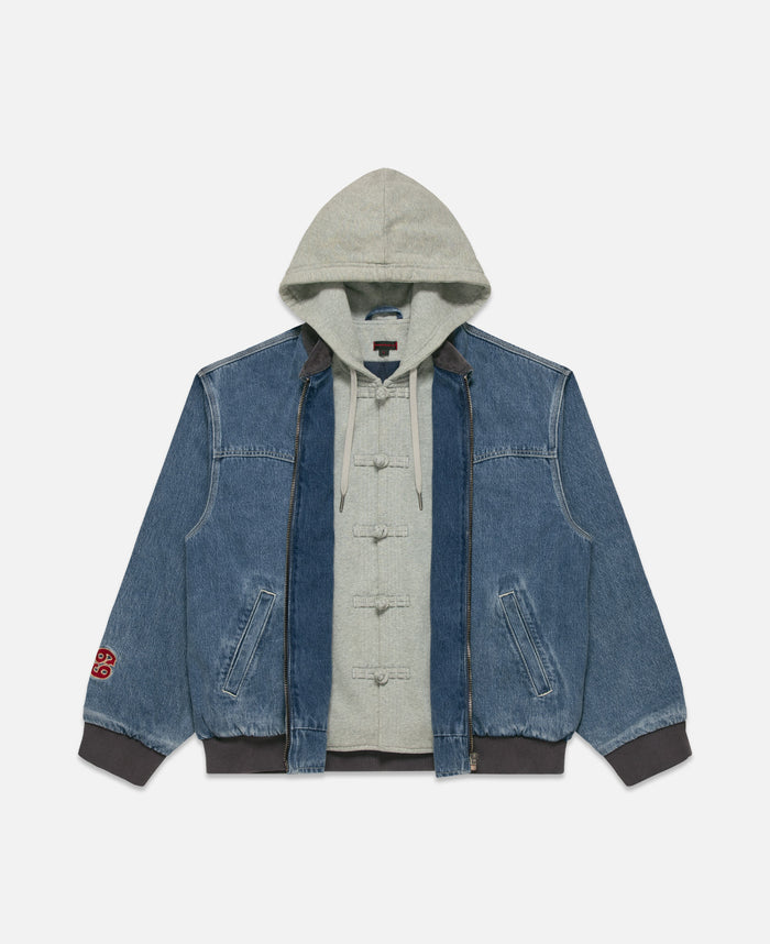 Worker Hooded Jacket (Blue)