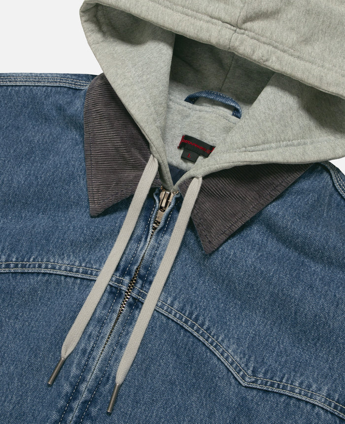 Worker Hooded Jacket (Blue)