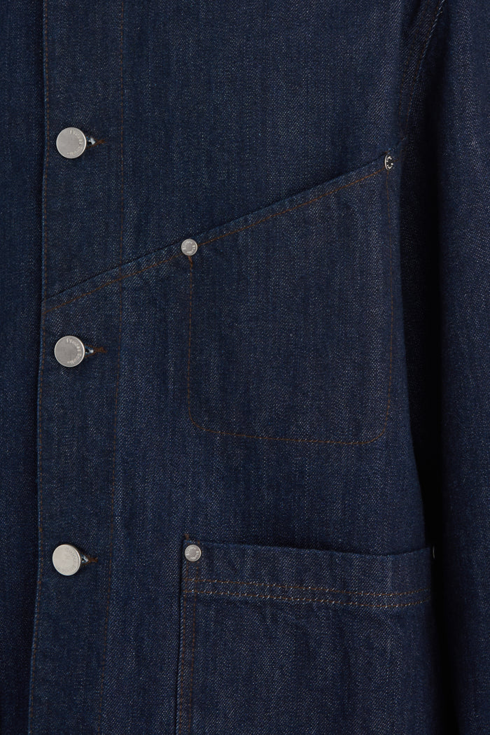 WORKER RAW DENIM JACKET 42 / INDIGO