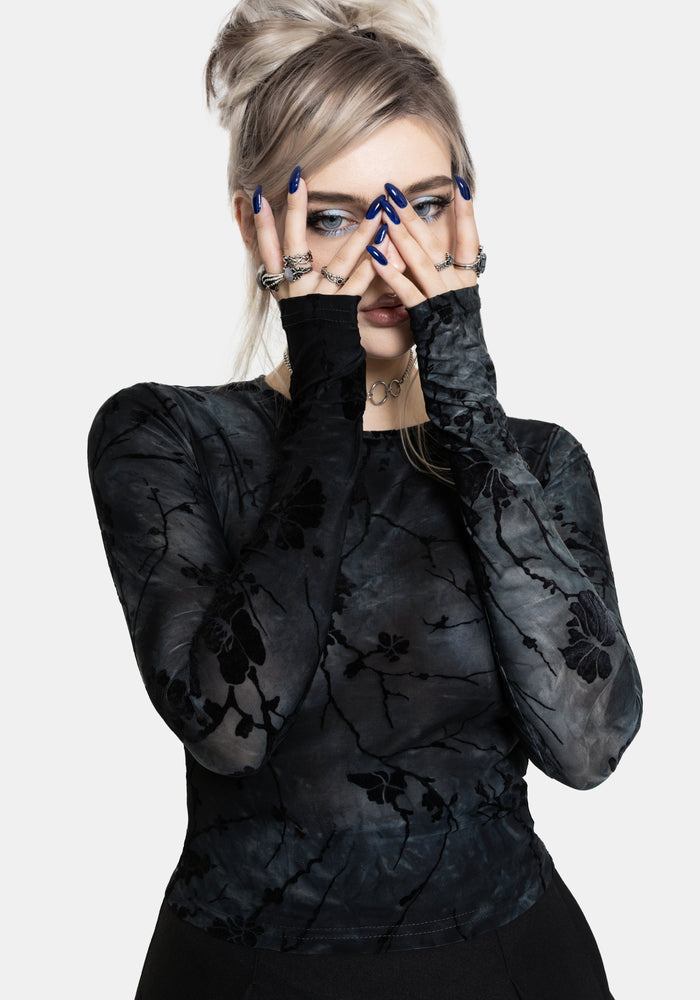 Wytchelm Long Sleeve Mesh Top