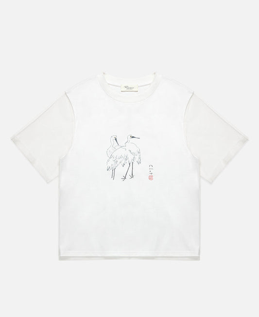 Xian He Gathering T-Shirt (White)