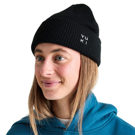 Yuki Threads Waffle Beanie - Black