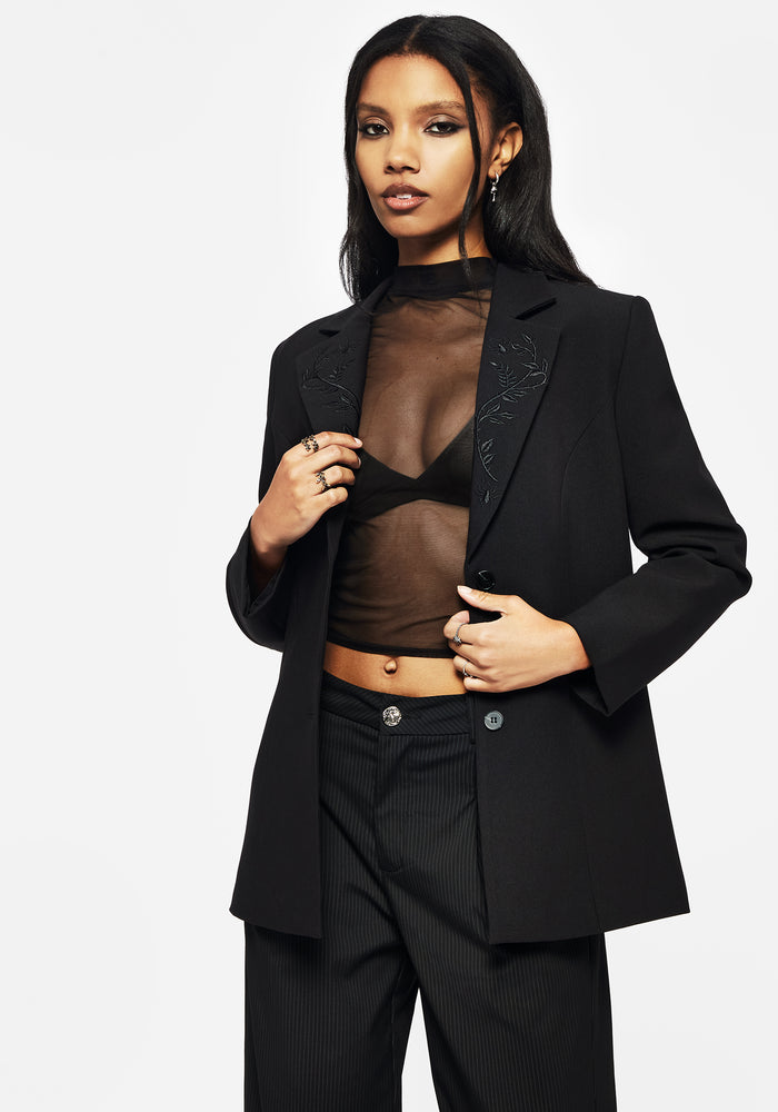 Zelda Pinstripe Tailored Balloon Trousers